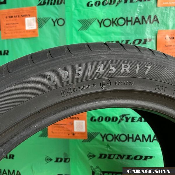 225/45 R17 Dunlop SP Sport Fast Responce Літні шини б/в 00138 фото