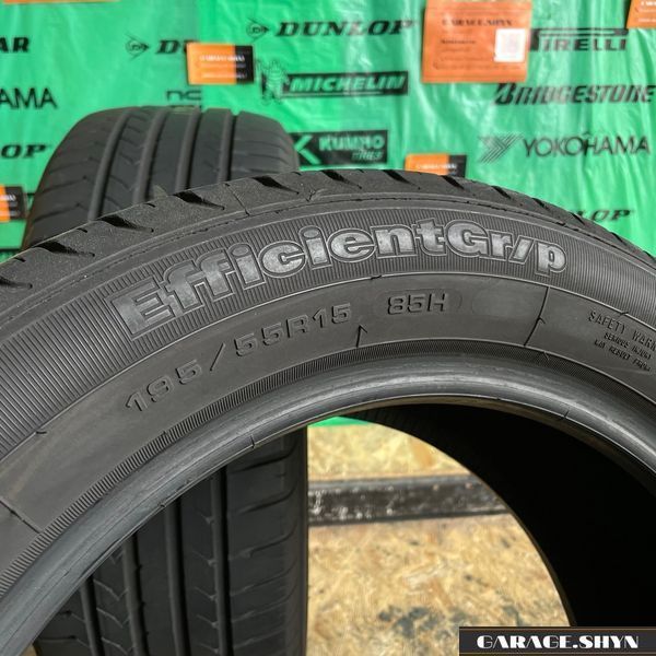 195/55 R15 Good Year Efficient Grip Літні шини б/в 00099 фото