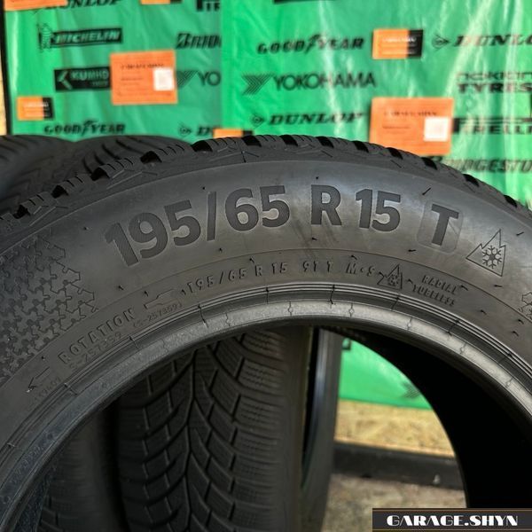 195/65 R15 Continental Winter Contact TS 870 Зимові шини б/в 00549 фото