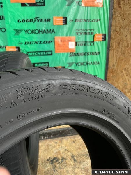 225/55 R16 Michelin Pilot Primacy Літні шини б/в 00001 фото