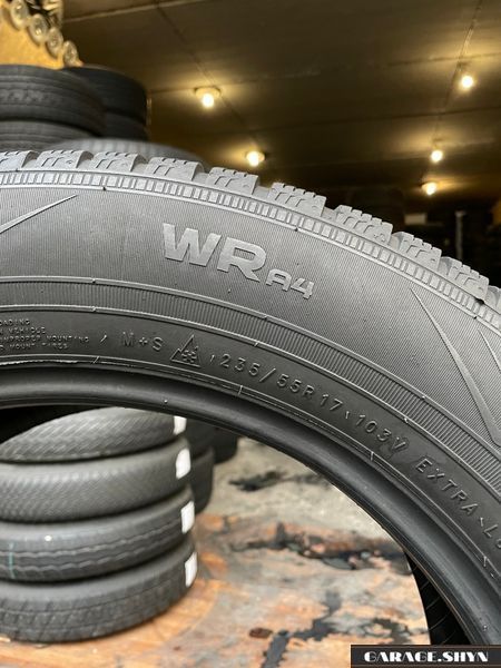 235/55 R17 Nokian WR A4 XL Зимові шини б/в 00350 фото