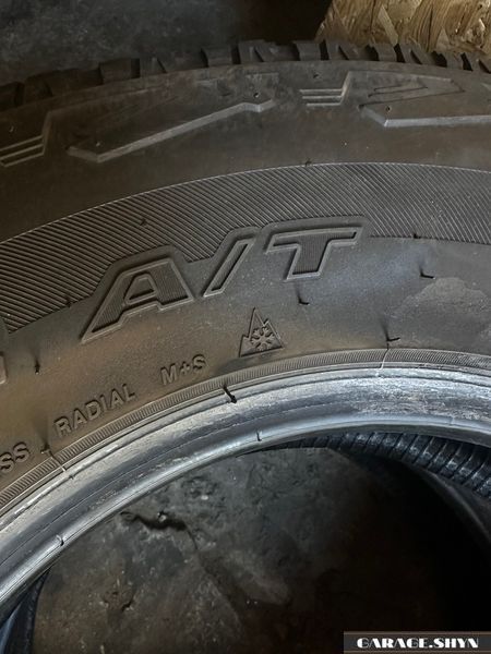 215/80 R15 Bridgestone Dueler A/T M+S Всесезонні шини б/в 00538 фото