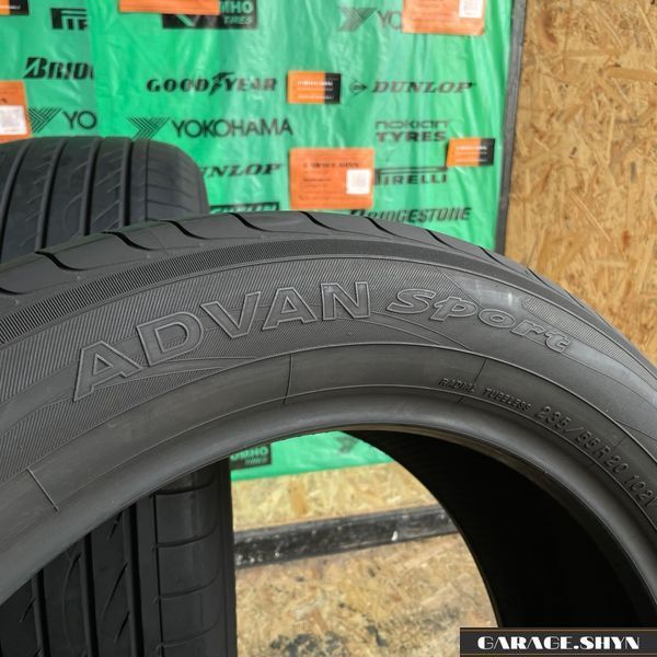 235/55 R20 Yokohama Advan Sport Літні шини б/в 00113 фото