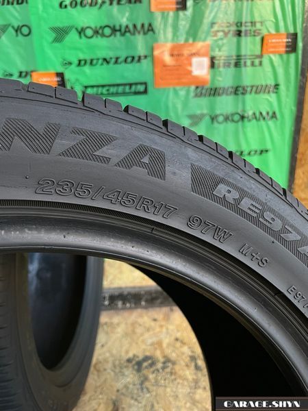 235/45 R17 Bridgestone Potenza RE97AS M+S Всесезонні шини б/в 00016 фото