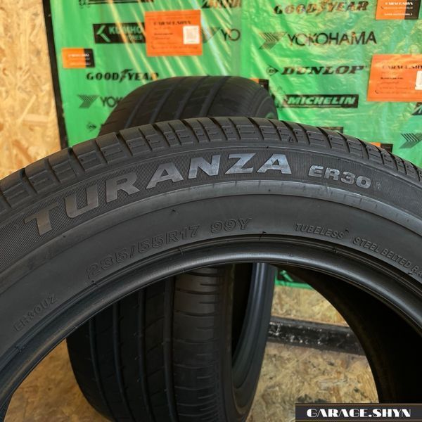235/55 R17 Bridgestone Turanza ER 30 Літні шини б/в 00167 фото