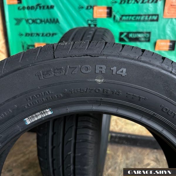 155/70 R14 Continental Conti Premium Contact 2E Літні шини б/в 00617 фото