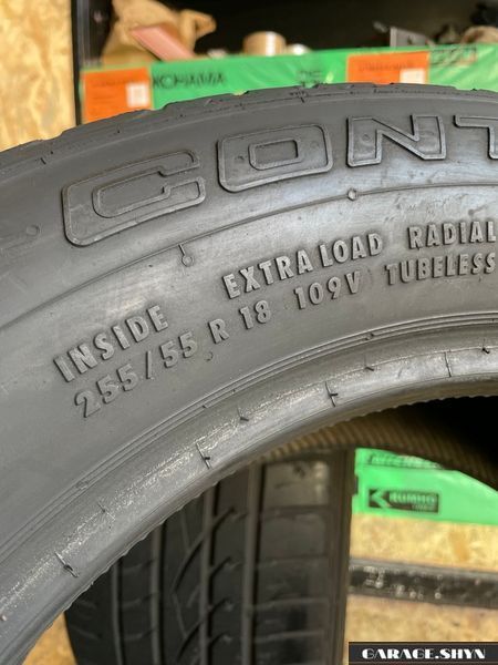 255/55 R18 Continental Contact SSR UHP RSC Літні шини б/в 00020 фото