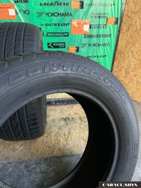 255/55 R18 Continental Contact SSR UHP RSC Літні шини б/в 00020 фото