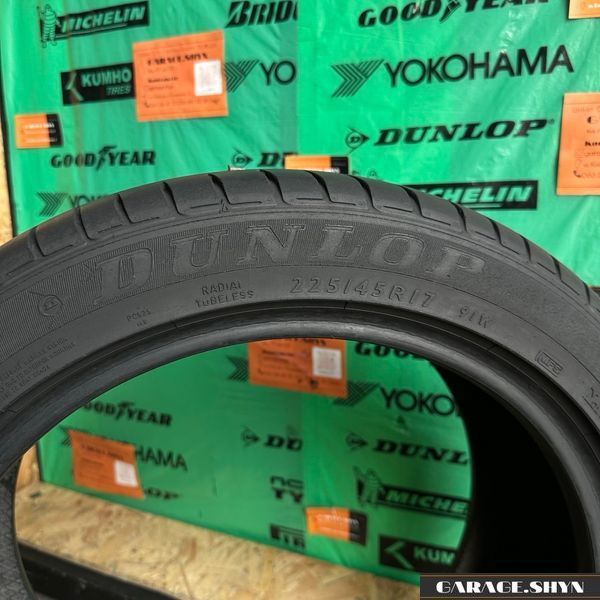 225/45 R17 Dunlop SP Sport 01 RSC Літні шини б/в 00122 фото