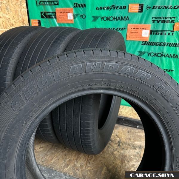 225/65 R17 Yokohama Geolender G91 M+S Всесезонні шини б/в 00522 фото