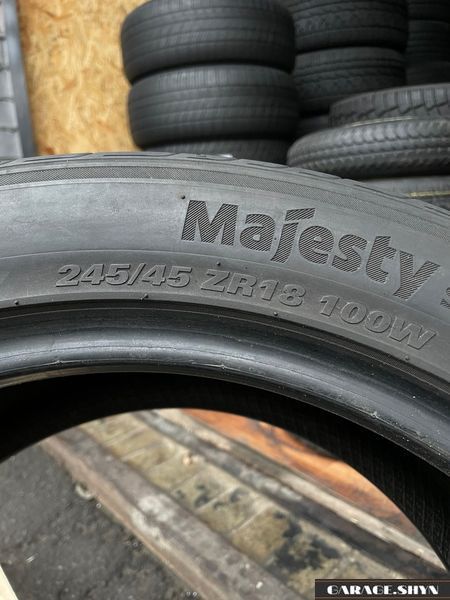 245/45 ZR18 Kumho Majesty Solus M+S Всесезонні шини б/в 00176 фото