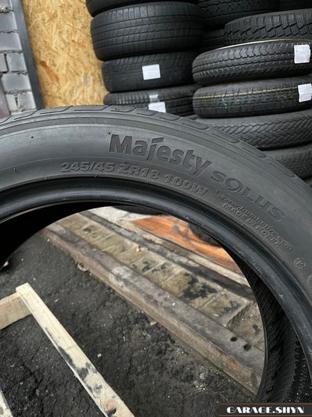 245/45 ZR18 Kumho Majesty Solus M+S Всесезонні шини б/в 00176 фото