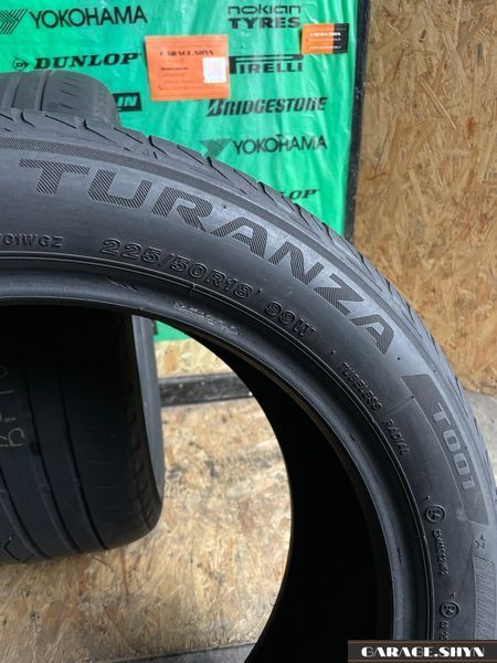 225/50 R18 Bridgestone Turanza T001 Літні шини б/в (1шт) 00482 фото