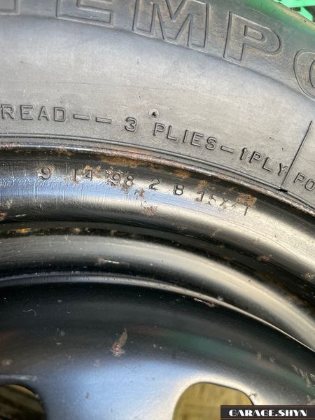 125/90 R15 4*108 Dia 64 Firestone Radial Tempa Spare Запаска костиль докатка таблетка Ford (1шт) 00434 фото