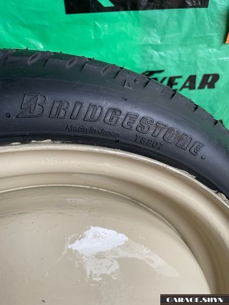 115/70 R14 4*100 Dia 54 Bridgestone Tracompa-3 Запаска костиль докатка таблетка 00435 фото