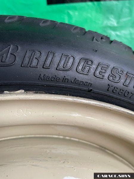 115/70 R14 4*100 Dia 54 Bridgestone Tracompa-3 Запаска костиль докатка таблетка 00435 фото