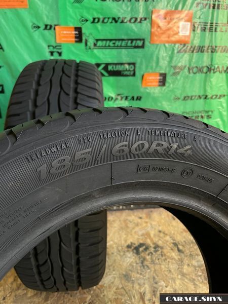 185/60 R14 Sava Intensa HP Літні шини б/в 00036 фото