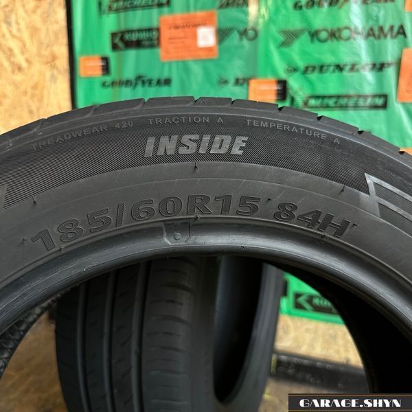 185/60 R15 Kumho Ecowing ES01 Літні шини б/в 00585 фото