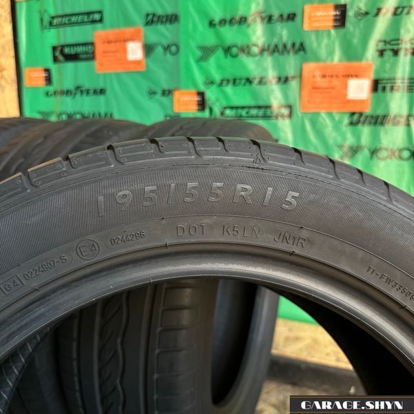195/55 R15 Dunlop SP Sport 01 Літні шини б/в 00592 фото