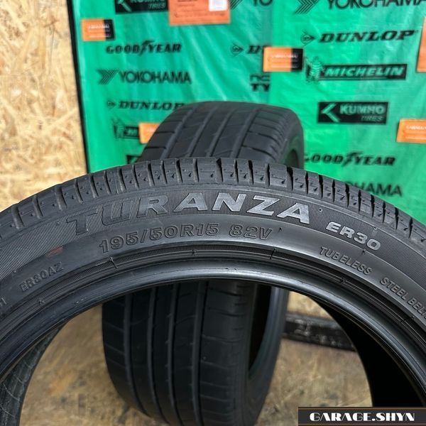 195/50 R15 Bridgestone Turanza ER 30 Літні шини б/в 00543 фото