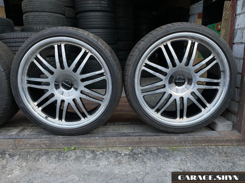 Диски Mansory R22-10J*22 H2, 5*112, dia 57.1,  на Bentley та VAG група, шини 265/35 R22 GoodYear 00095 фото
